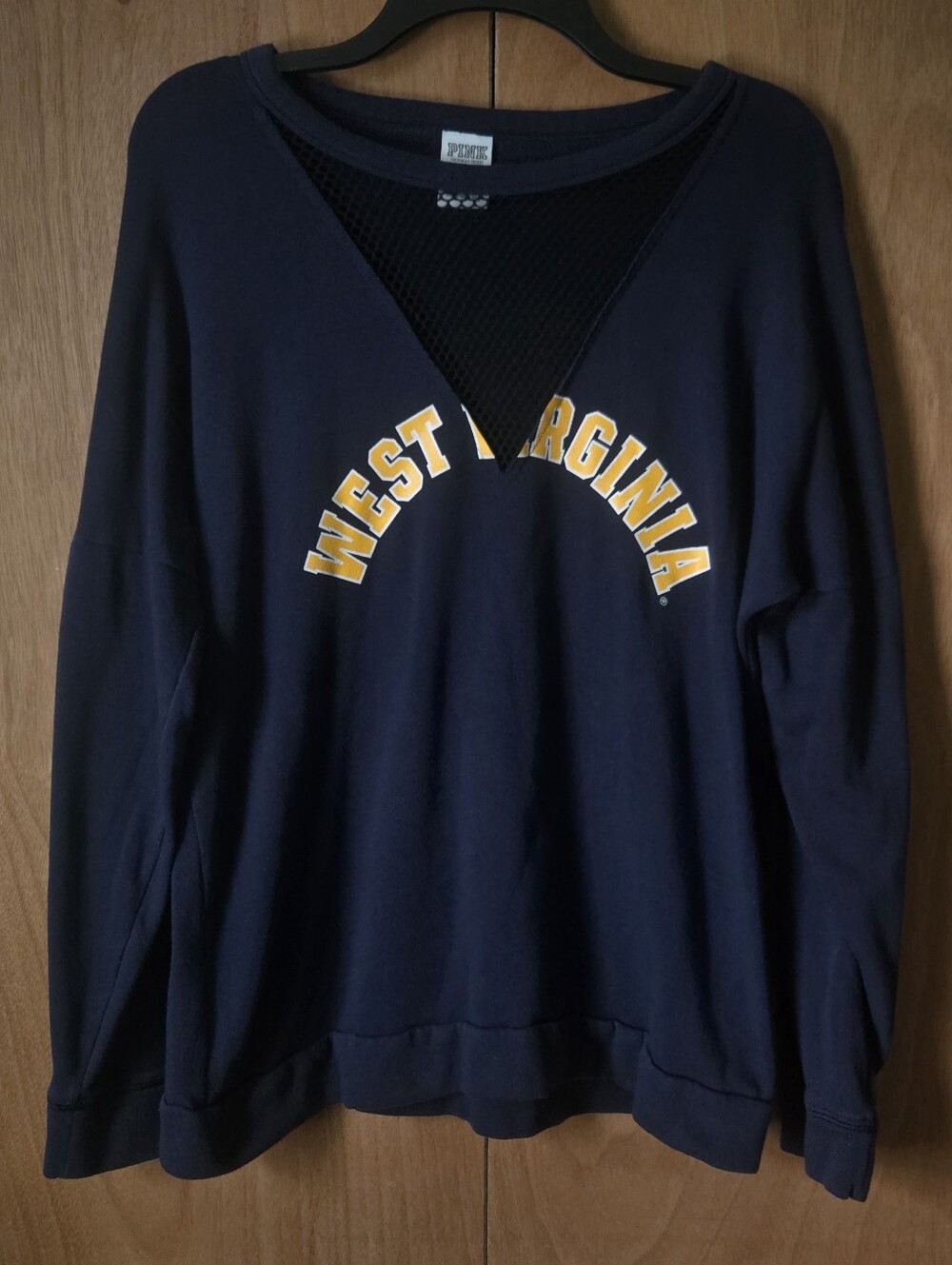 PINK West Virginia University Pullover Sweater